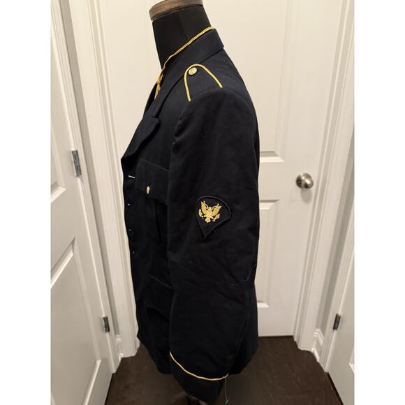 Army Service Uniform Enlisted Men's Coat Size 39RC ASU Dress Blues Used - Picture 5 of 10